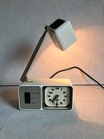 Lampe télescopique vintage ESGE avec horloge, Maison & Meubles, Lampes | Lampes de table, Utilisé, Enlèvement ou Envoi