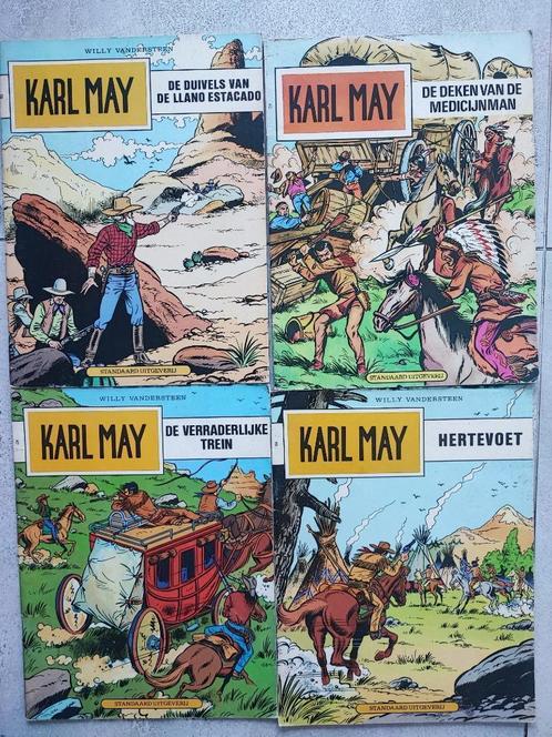 9* KARL MAY ( Willy vandersteen)  4*unikleur  verzamelaars!, Livres, BD | Comics, Utilisé, Enlèvement