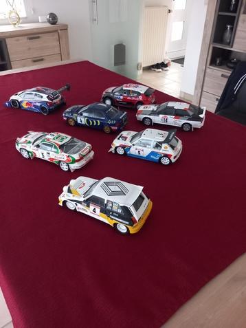 Voitures de rallyes échelle 1/18ème  beschikbaar voor biedingen