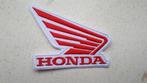 Patch pour aile Honda rouge/blanc - modèle 2 - 85 x 67 mm, Motos, Neuf
