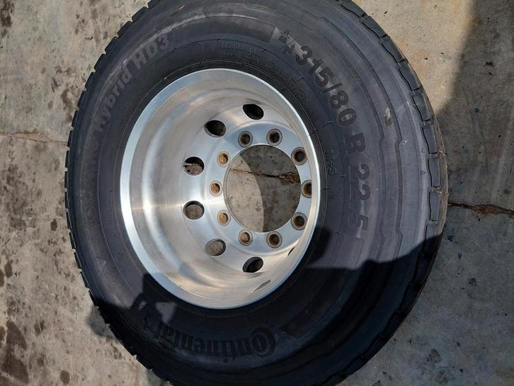 set alcoa velgen 22.5 + moeren, Auto-onderdelen, Vrachtwagen-onderdelen, Gebruikt, Ophalen