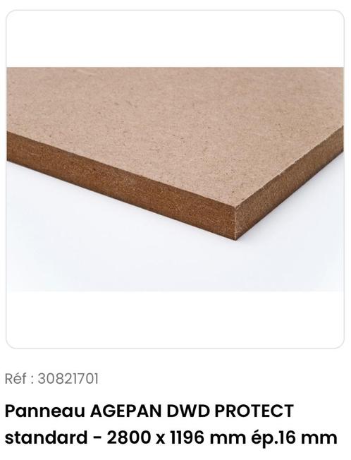 DWD Agepan Versteviging &Hydrofobe 74 m2, Doe-het-zelf en Bouw, Platen en Panelen, Nieuw, Hout, Minder dan 20 mm, Ophalen of Verzenden