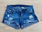 Dames/Meisjes Vintage Jeans shortje (36), H&M, Blauw, Ophalen of Verzenden, Zo goed als nieuw