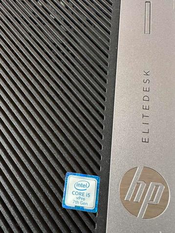 Snel en stil Hp elitedesk/i5-7600U/16gb ddr4/512gb ssd/Win11 beschikbaar voor biedingen