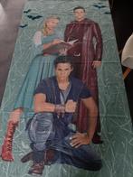 Nachtwacht flanel 1 persoon, Kinderen en Baby's, Ophalen, Zo goed als nieuw, Jongetje of Meisje, Dekbedovertrek