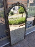 Retro spiegel in metaal, Huis en Inrichting, Woonaccessoires | Spiegels, Ophalen