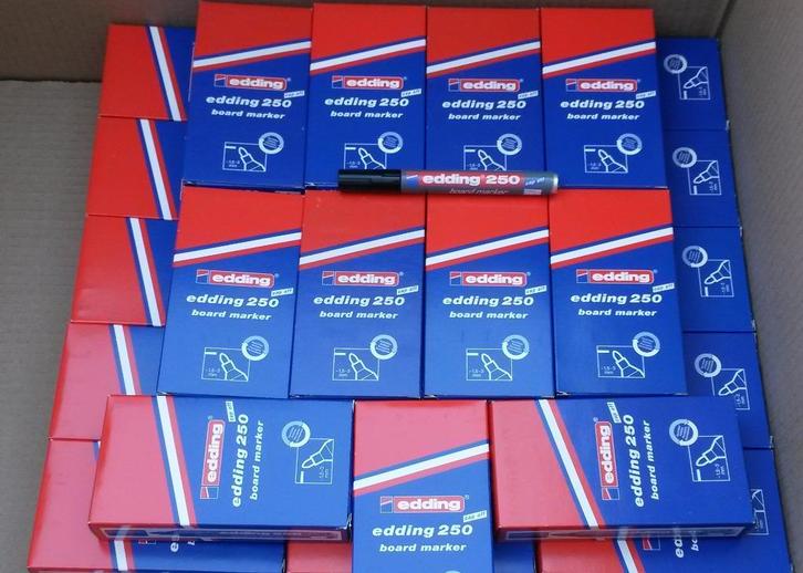 Lot EDDING permanent, whiteboard & flipover markers 3 foto's, Diversen, Schoolbenodigdheden, Nieuw, Ophalen