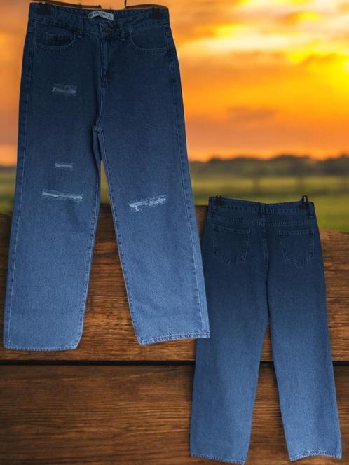 Ripped jeans blauw M/31, Kleding | Dames, Spijkerbroeken en Jeans, Nieuw, W30 - W32 (confectie 38/40), Blauw, Verzenden