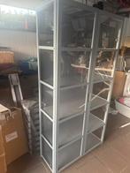 Kast in hout en plexiglas 160 x 100 cm, Huis en Inrichting, Kasten | Overige, Ophalen, Nieuw