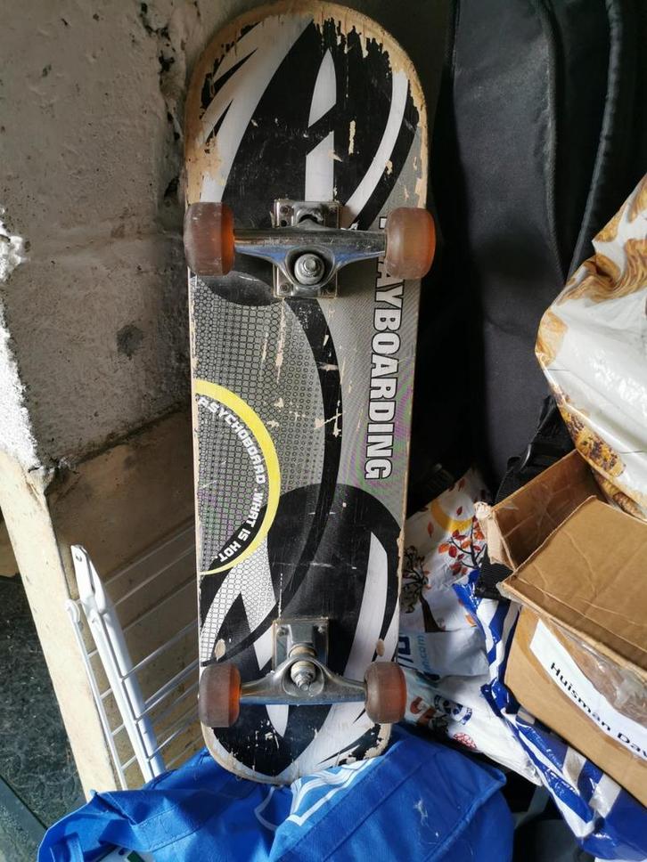 dubbel tale skateboard, Sport en Fitness, Skateboarden, Gebruikt, Skateboard, Ophalen