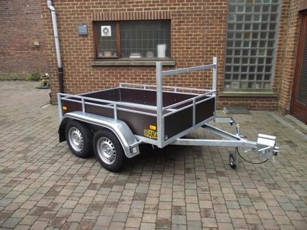 Professionele dubbelas aanhangwagen 2,2 x 1,25m, 9300 Aalst, Auto diversen, Overige Auto diversen, Ophalen