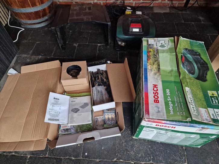 Bosch indego s+500 robotmaaier, Jardin & Terrasse, Tondeuses à gazon, Enlèvement