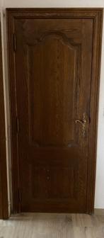 Eiken deur, Ophalen, Gebruikt, Minder dan 80 cm, Binnendeur