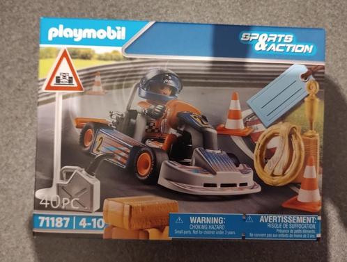 Playmobil Sports & Action racekart (71187) - nieuw, Kinderen en Baby's, Speelgoed | Playmobil, Nieuw, Complete set, Ophalen of Verzenden