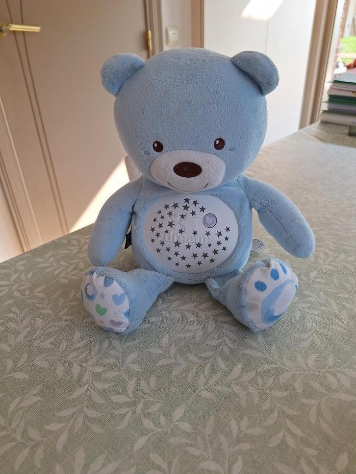 chicco teddybeer, Kinderen en Baby's, Speelgoed | Knuffels en Pluche, Zo goed als nieuw, Beer, Ophalen