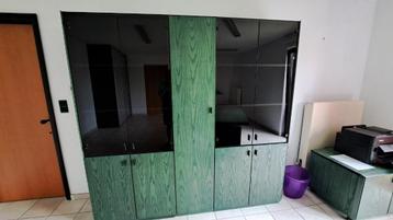 bibliotheek, Huis en Inrichting, Ophalen, Glas, 200 cm of meer, 150 tot 200 cm