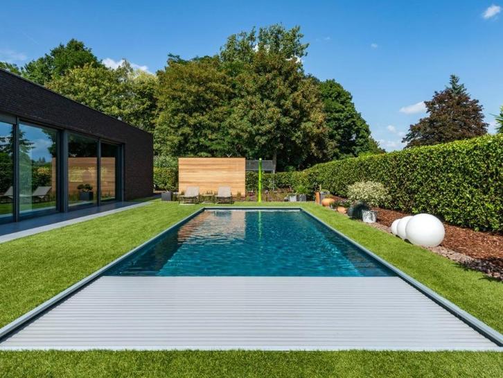 Lamellen afdekking zwembad, Tuin en Terras, Zwembad-toebehoren, Nieuw, Afdekzeil, Ophalen