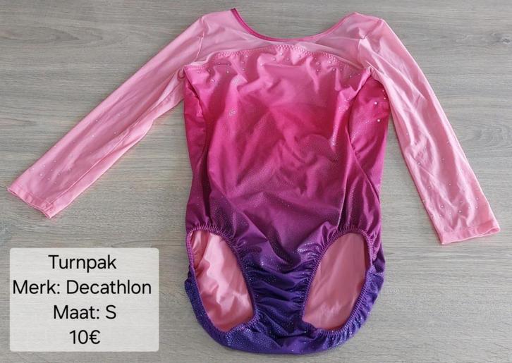Turnpak meisje: Decathlon maat S (NIEUW), Sport en Fitness, Turnen, Nieuw, Turnpak(je), Maat 36 t/m 42, Overige kleuren, Ophalen of Verzenden