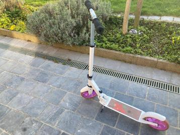 Kettler Zero Scooter Scooter paars & wit 8 inch wit/lila, Vélos & Vélomoteurs, Trottinettes, Enlèvement, Comme neuf, Step simple