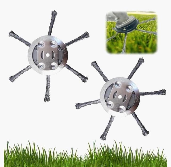 2x Onkruidborstel- Grastrimborstel Nieuw, Tuin en Terras, Grastrimmers, Nieuw, 10 tot 30 cm, Ophalen