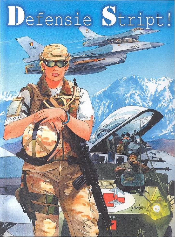 Defensie stript - Hardcover., Boeken, Stripverhalen, Zo goed als nieuw, Eén stripboek, Ophalen of Verzenden