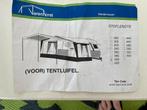 Nieuwe luifel van TenCate 4X2 meter met stokken, Caravans en Kamperen, Ophalen of Verzenden, Zo goed als nieuw
