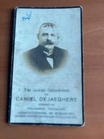 Rouwkaart C. Dejaeghere  Lichtervelde 1871 + 1937, Verzamelen, Bidprentjes en Rouwkaarten, Verzenden, Rouwkaart