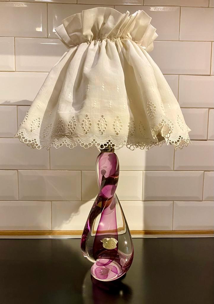Val Saint Lambert lamp, Antiek en Kunst, Antiek | Glaswerk en Kristal, Ophalen