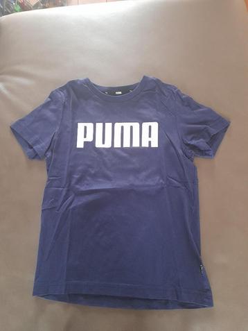 Donker blauw T-shirt Puma 140 beschikbaar voor biedingen