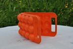 boite plastique avec poignées vintage  pour 12 oeufs, Enlèvement ou Envoi, Comme neuf, Orange, Autres types