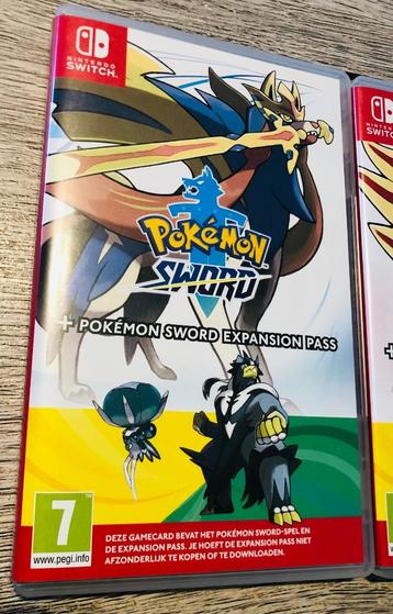 Pokemon sword + expansion pass(new) beschikbaar voor biedingen