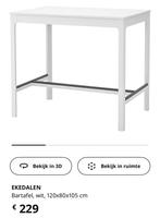 Table de cuisine haute blanche, Enlèvement, Comme neuf