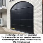 Sectional-poorten nieuw, tweedehands en/of herstellingen, Enlèvement ou Envoi, 120 cm ou plus, Métal, Porte de garage