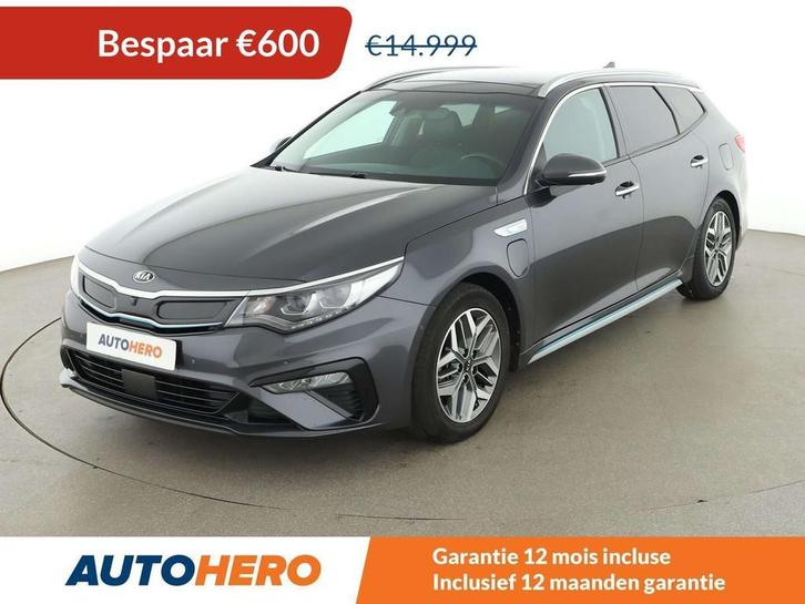 Kia Optima 2.0 Hybrid Spirit (bj 2019, automaat), Auto's, Kia, Te koop, Optima, 360° camera, ABS, Achteruitrijcamera, Adaptive Cruise Control