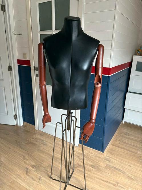 Mannequin en bois et cuir professionnel, Hobby en Vrije tijd, Naaien en Fournituren, Gebruikt, Paspop, Ophalen