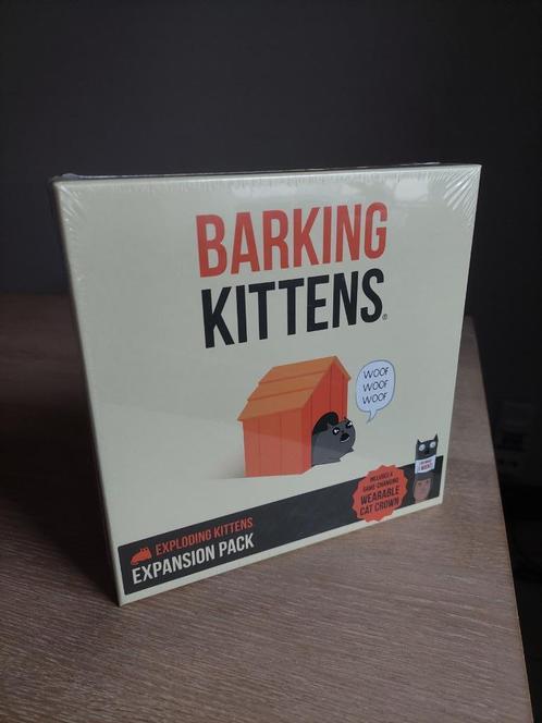 Barking Kittens expansie (ENGLISH) (ongeopend), Hobby en Vrije tijd, Gezelschapsspellen | Kaartspellen, Nieuw, Een of twee spelers