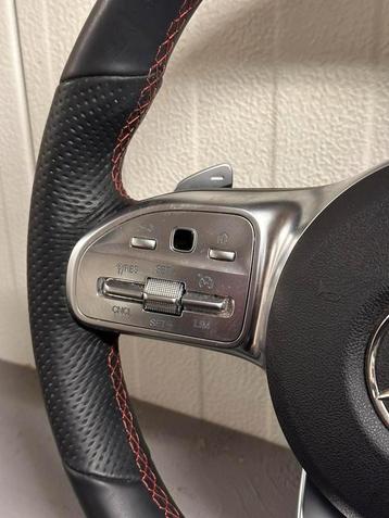 Zo goed als nieuw origineel Mercedes-Benz CLA lederen stuur beschikbaar voor biedingen