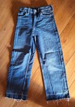 H&M wijde blauwe jeans 128, H&m, Meisje, Ophalen of Verzenden, Broek