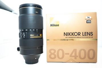Nikon 80-400 mm/F 4,5-5,6 AF-S NIKKOR ED VR telelens beschikbaar voor biedingen