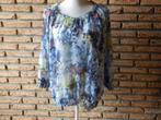 (158) - blouse femme t.XL bleue - gerry weber -, Blauw, Maat 42/44 (L), Ophalen of Verzenden, Zo goed als nieuw