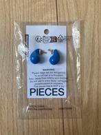 Nieuwe blauwe oorringen van Pieces, Handtassen en Accessoires, Oorbellen, Overige materialen, Blauw, Nieuw, Ophalen of Verzenden