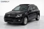 VW TIGUAN • 1.4I AUTOMAAT • OPENDAK • GARANTIE!, Auto's, Automaat, Euro 6, Zwart, Bedrijf