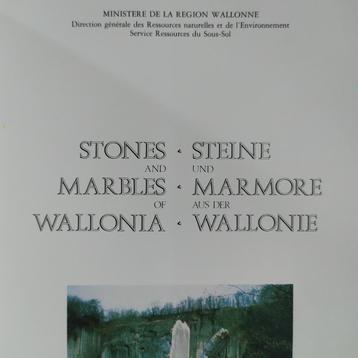 Stones Marbles of Wallonia - Steine Marmore aus Wallonie  beschikbaar voor biedingen