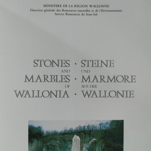 Stones Marbles of Wallonia - Steine Marmore aus Wallonie, Boeken, Kunst en Cultuur | Architectuur, Architectuur algemeen, Ophalen of Verzenden