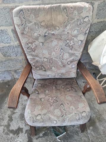 MOET MORGEN WEG ! Vintage Zetel / Stoel / Fauteuils beschikbaar voor biedingen