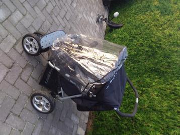 Kinderbuggy tweeling, Enlèvement, Utilisé, Autres marques, Dossier réglable