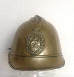 Brandweerhelm Franse of Duitse makelij., Ophalen of Verzenden, Overige soorten, Helm of Baret