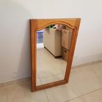 Miroir en bois, Maison & Meubles, Comme neuf, Rectangulaire, Enlèvement, Moins de 100 cm