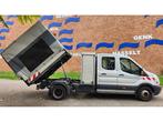 Ford Transit Double Cab Tipper 2016 127.000 km, Autos, Euro 5, Achat, Entreprise, Ford