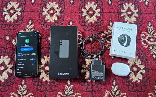 Samsung galaxy s24 Fe , Zo goed als nieuwe, met accessoires, Telecommunicatie, Mobiele telefoons | Samsung, Zo goed als nieuw